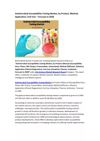 antimicrobial susceptibility testing market