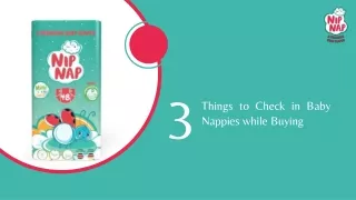 3 Things to Check in Baby Nappies while Buying