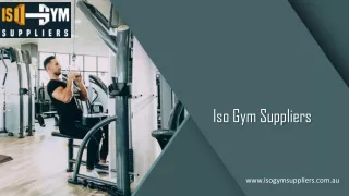 Iso Gym Suppliers