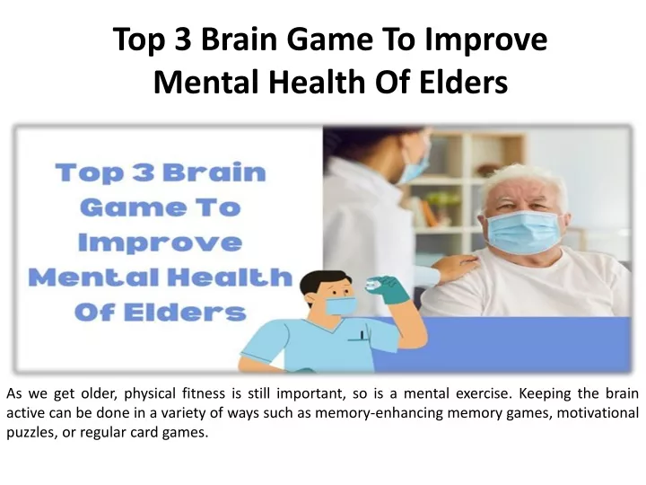 top 3 brain game to improve mental health