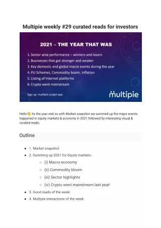 Multipie weekly #29 curated reads for investors