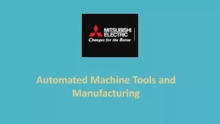 automated machine tools and manufacturing