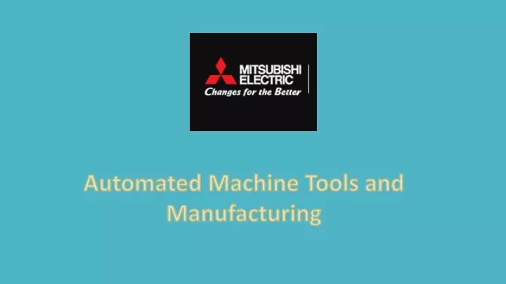 automated machine tools and manufacturing