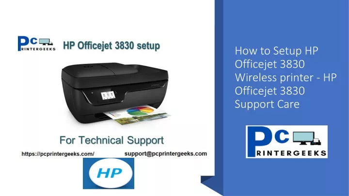 Ppt How To Setup Hp Officejet 3830 Wireless Printer Hp Officejet 3830 Wireless Printer 8004