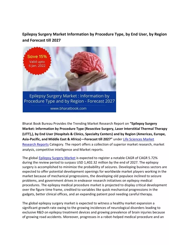 epilepsy surgery market information by procedure