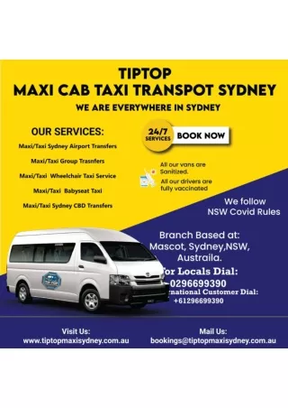 Sydney Taxi Service Booking