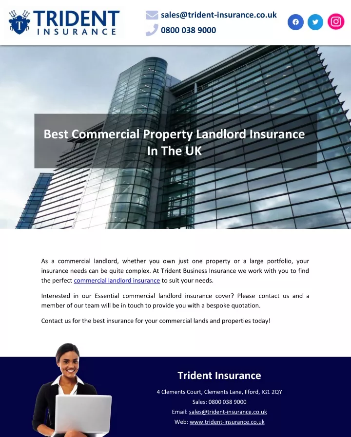 sales@trident insurance co uk