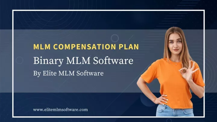 mlm compensation plan binary mlm software