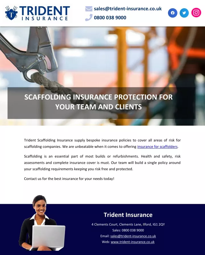 sales@trident insurance co uk