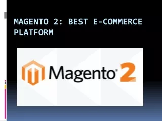 magento 2 best e commerce platform