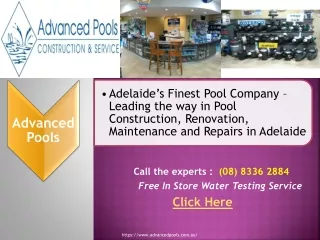 How Do Pool Shops Test Water in Adelaide?