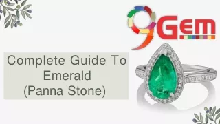 Complete Guide To Emerald (Panna Stone)