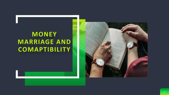 money marriage and comaptibility