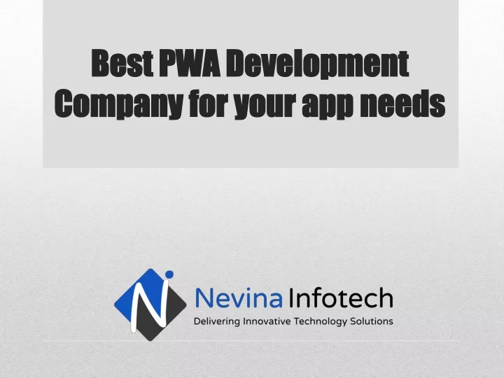 best pwa development company for your app needs