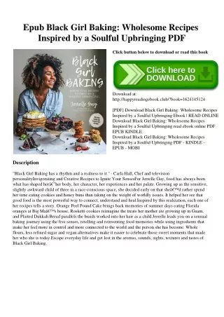 Epub Black Girl Baking Wholesome Recipes Inspired by a Soulful Upbringing PDF