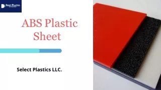 abs plastic sheet