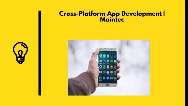 cross platform app development maintec