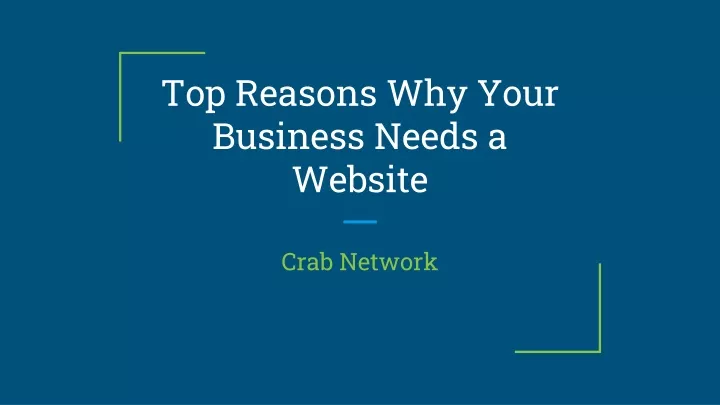 top reasons why your business needs a website