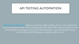 api testing automation