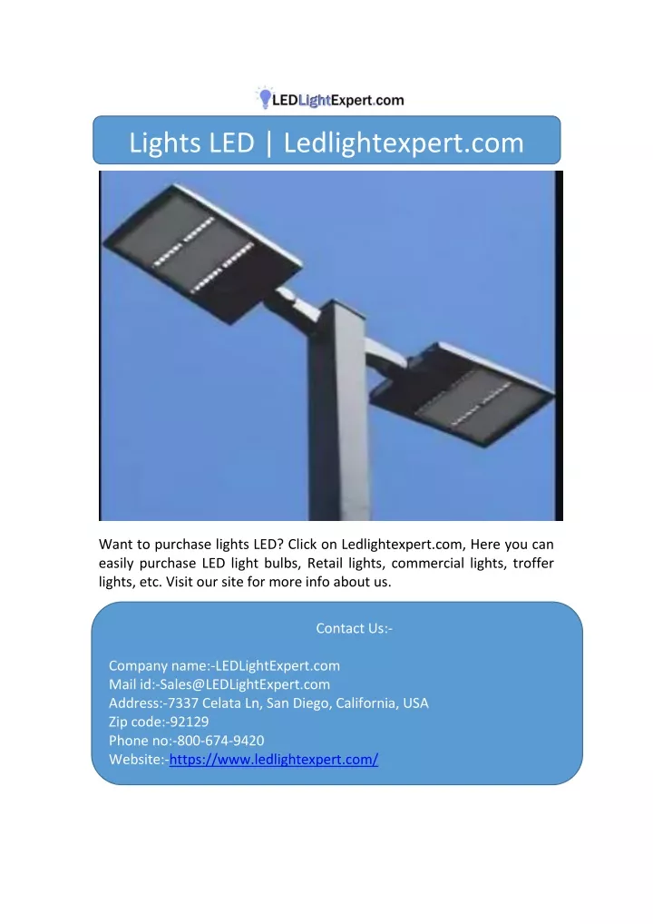 lights led ledlightexpert com