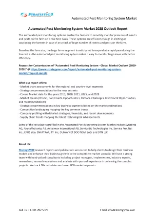 automated pest monitoring system market