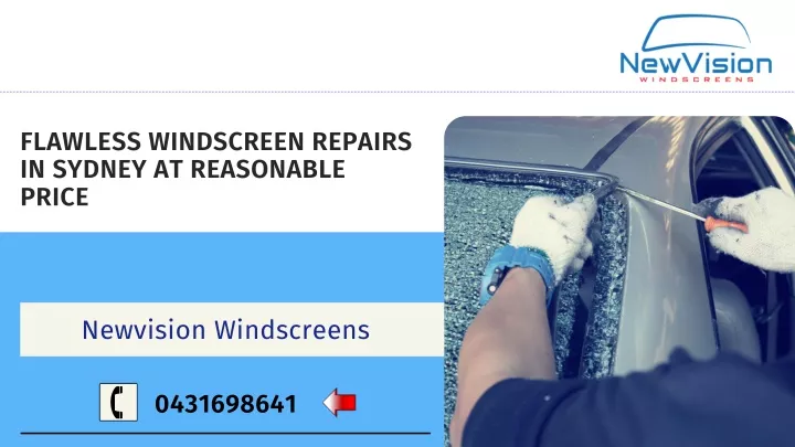 flawless windscreen repairs in sydney