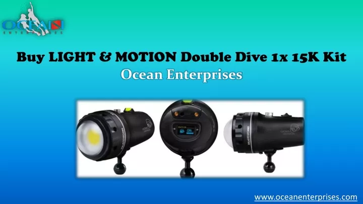 buy light motion double dive 1x 15k kit ocean