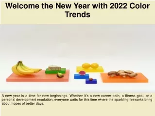 Welcome the New Year with 2022 Color Trends