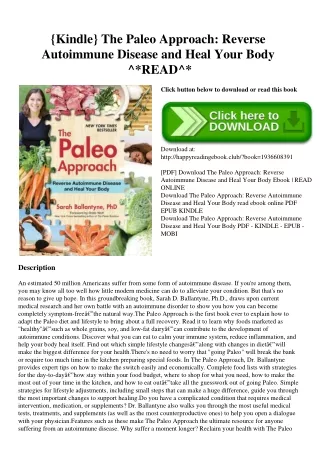 {Kindle} The Paleo Approach Reverse Autoimmune Disease and Heal Your Body ^READ^