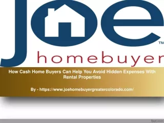 How Cash Home Buyers Can Help You Avoid Hidden Expenses With Rental Properties