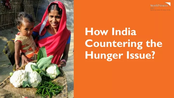 how india counterin g the hunger issue