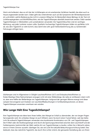 Information von den du noch nie gehört hast - Philips Lichttherapiegerät     202