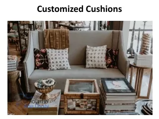 customized cushions