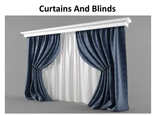 curtains and blinds