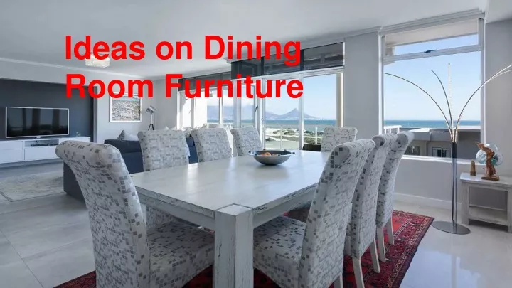 ideas on dining room furniture