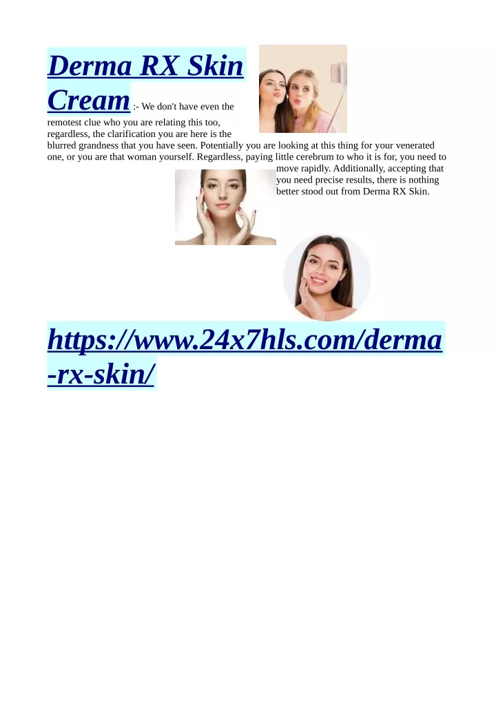 derma rx skin cream we don t have even