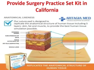 Provide Surgery Practice Set Kit in California