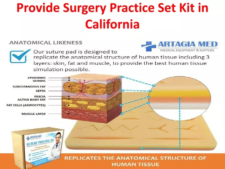 provide surgery practice set kit in california