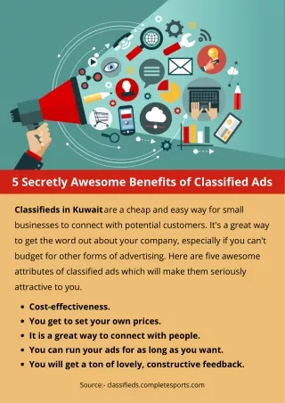 5 Secretly Awesome Benefits of Classified Ads
