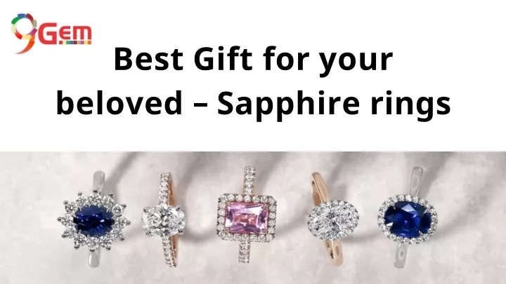 best gift for your beloved sapphire rings