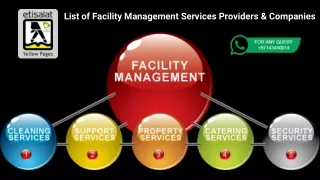 List of Facility management Companies in UAE