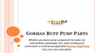 Best Gorman Rupp Pump Parts For Sale