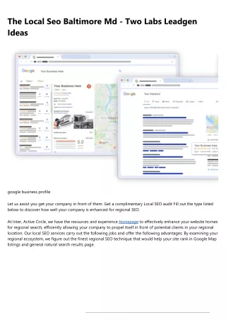 How to Sell local seo company to a Skeptic