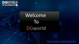 welcome to dg world