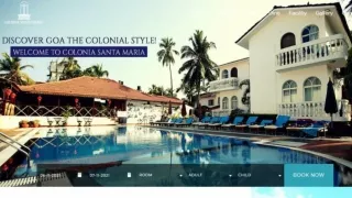 Best Resorts in Calangute Goa