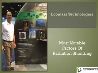 Most Notable Factors Of Radiation Shielding