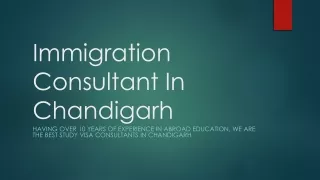 Top Immigration Consultant In Chandigarh | Cambridge Overseas