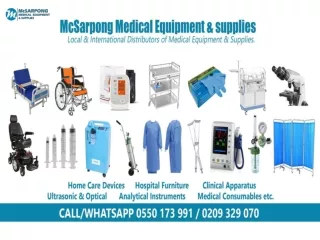 Mcsarpong Medical Supplier gathered expertise since 2005