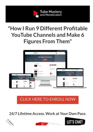 How I Run 9 Different Profitable YouTube Channels and Make 6 Figures From Them