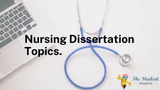 nursing dissertation topics